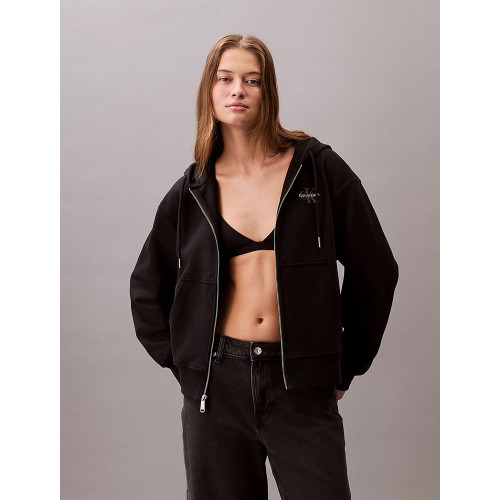 Calvin Klein Γυναικεία ζακέτα Monogram Zip Up Hoodie